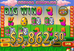 Easter Surprise で大勝利　賞金 5,862.50ドル 獲得！