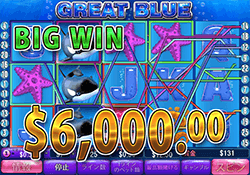 Great Blue で 大勝利　賞金6,000.00ドル 獲得！