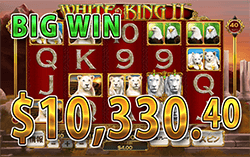 White King II で 大勝利　賞金10,330.400ドル 獲得！