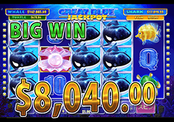 Great Blue Jackpot で大勝利　賞金 8,386.0ドル 獲得！  