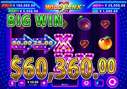 Wild LinX で大勝利　賞金 60,360.00ドル 獲得！
