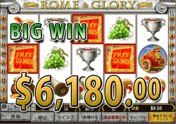 Rome and Glory で大勝利　賞金20,000.00ドル獲得！
