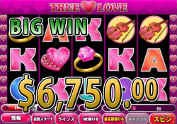 True Loveで大勝利　賞金6,750.00ドル 獲得！