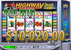 HIGHWAY KINGS で大勝利　賞金10,020.00 ドル 獲得！
