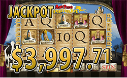Monty Python's Spamalot Slot でジャックポット　賞金3,997.71 ドル 獲得！